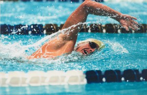 Image of someone swimming